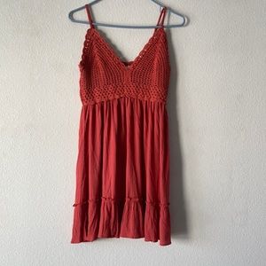 Orangey summer dress brand new
